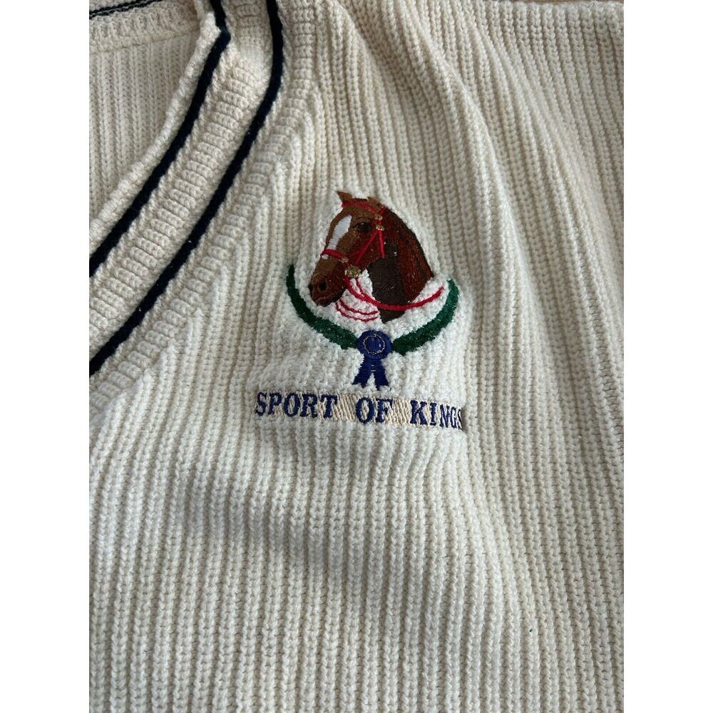 Sport Of Kings Susquehanna Trail Outfitters V-Neck Sweater XL - Picture 4 of 7